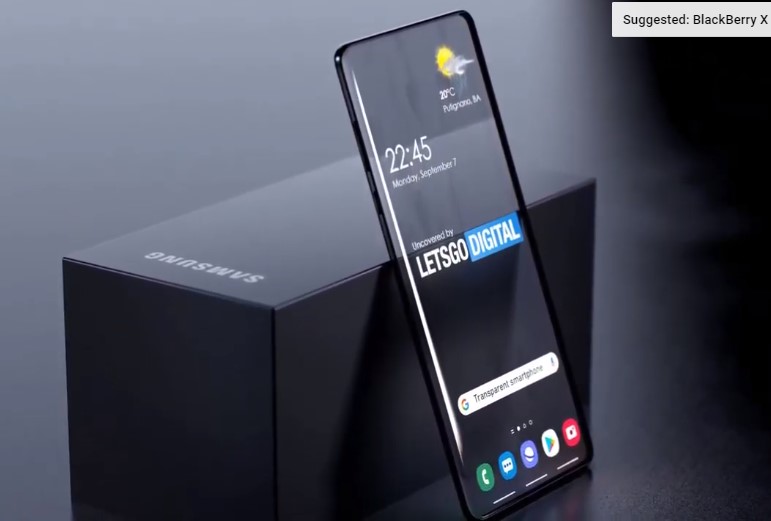 Samsung Transparent Concept Phone 2023